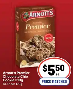 Ritchies Arnott's Premier Chocolate Chip Cookie offer