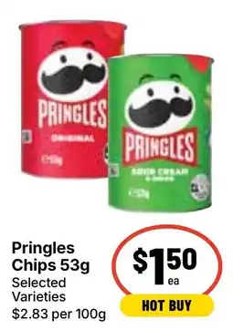 Ritchies Pringles Chips Selected Varieties offer