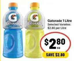 Ritchies Gatorade 1 Litre Selected Varieties offer