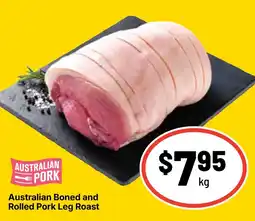 Ritchies Australian Boned and Rolled Pork Leg Roast offer