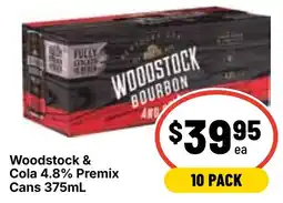 Ritchies Woodstock & Cola 4.8% Premix offer