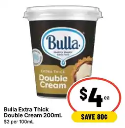Ritchies Bulla Extra Thick Double Cream offer