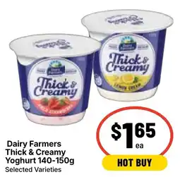 Ritchies Dairy Farmers Thick & Creamy Yoghurt offer