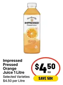 Ritchies Impressed Pressed Orange Juice offer