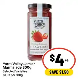 Ritchies Yarra Valley Jam or Marmalade offer