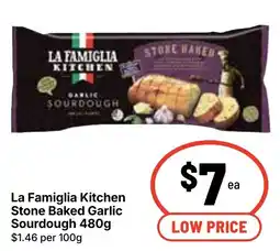 Ritchies La Famiglia Kitchen Stone Baked Garlic Sourdough offer