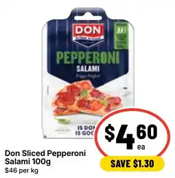 Ritchies Don Sliced Pepperoni Salami offer