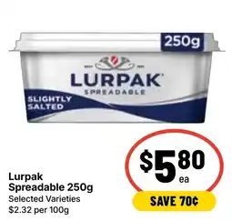 Ritchies Lurpak Spreadable offer