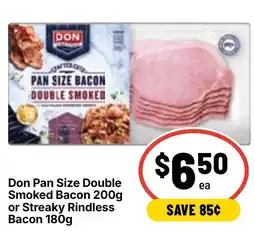 Ritchies Don Pan Size Double Smoked Bacon offer