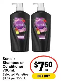Ritchies Sunsilk Shampoo or Conditioner offer