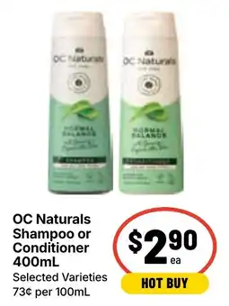 Ritchies OC Naturals Shampoo or Conditioner offer