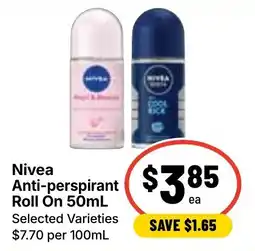 Ritchies Nivea Anti-perspirant Roll On 50mL offer