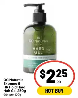 Ritchies OC Naturals Extreme 6 HR Hold Hard Hair Gel offer