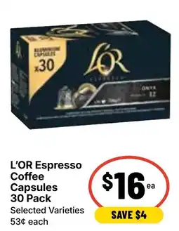 Ritchies L'OR Espresso Coffee Capsules offer