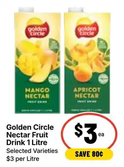 Ritchies Golden Circle Nectar Fruit Drink offer