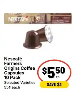 Ritchies Nescafé Farmers Origins Coffee Capsules offer