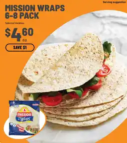 Ritchies Mission Wraps offer