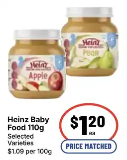 Ritchies Heinz Baby Food offer