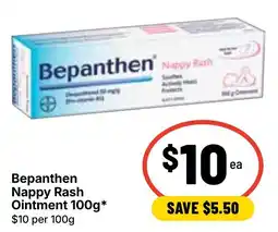Ritchies Bepanthen Nappy Rash Ointment offer