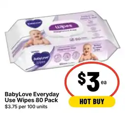 Ritchies BabyLove Everyday Use Wipes offer
