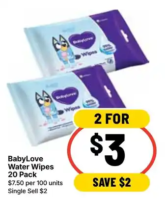 Ritchies BabyLove Water Wipes offer