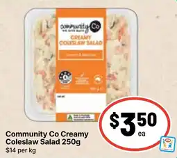 Ritchies Community Co Creamy Coleslaw Salad offer