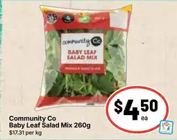 Ritchies Community Co Baby Leaf Salad Mix offer