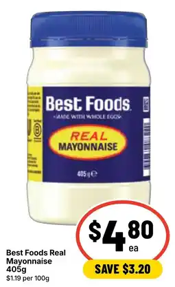 Ritchies Best Foods Real Mayonnaise offer