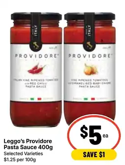 Ritchies Leggo's Providore Pasta Sauce offer
