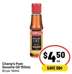 Ritchies Chang's Pure Sesame Oil offer