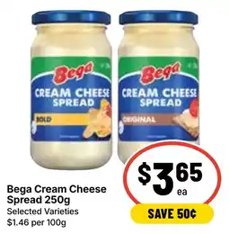 Ritchies Bega Cream Cheese Spread offer