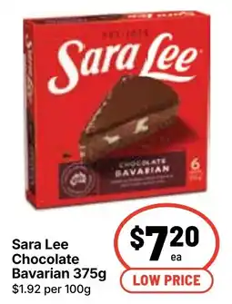 Ritchies Sara Lee Chocolate Bavarian offer