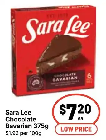 Ritchies Sara Lee Chocolate Bavarian offer
