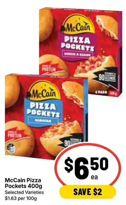 Ritchies McCain Pizza Pockets offer