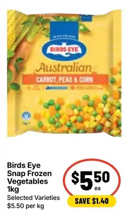 Ritchies Birds Eye Snap Frozen Vegetables offer