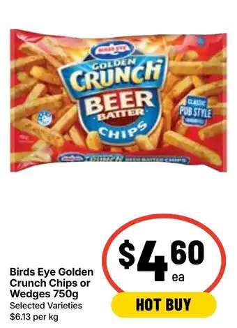 Ritchies Birds Eye Golden Crunch Chips offer
