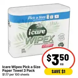 Ritchies Icare Wipex Pick a Size Paper Towel offer