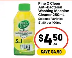 Ritchies Pine O Cleen Anti-Bacterial Washing Machine Cleaner offer