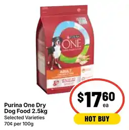 Ritchies Purina One Dry Dog Food offer