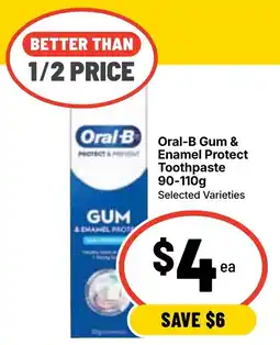 Ritchies Oral-B Gum & Enamel Protect Toothpaste offer