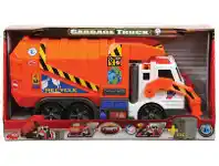 Dickie Toys Garbage Truck Orange