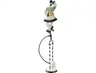 LivingStyles Authentic Models Hand Crafted Metal Skyhook Balance Toy, Pierrot offer