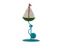 LivingStyles Authentic Models Hand Crafted Metal Baby Skyhook Balance Toy, Boat offer