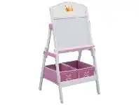 LivingStyles Delta Children Princess Crown Activity Easel with Storage offer