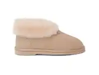 BIG W Grosby Womens Sheepskin Lined Slippers Sizes 6-11 - Beige offer