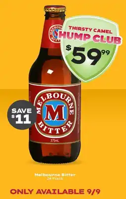 Thirsty Camel Melbourne Bitter offer