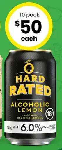 The Bottle O Hard Rated Alcoholic Lemon offer