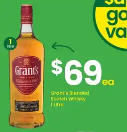 The Bottle O Grant's Blended Scotch Whisky offer