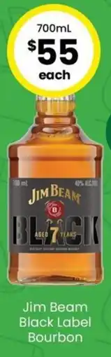 The Bottle O Jim Beam Black Label Bourbon offer