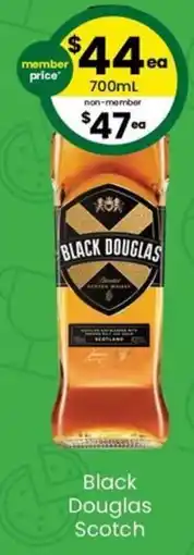 The Bottle O Black Douglas Scotch offer